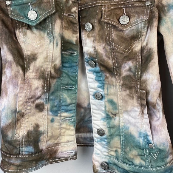 Guess Tie Dye Jean Jacket - Picture 4 of 14